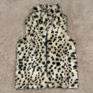 Joe Fresh Leopard Vest Jacket